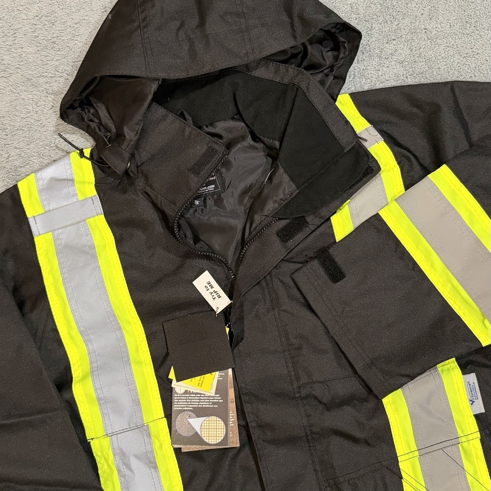 Viking Professional Journeyman 300D FR Trilobal Ripstop Jacket Men XL Reflective